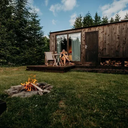 Luxuszelt Tiny Glamp - Kontejner Pod Pradedem
