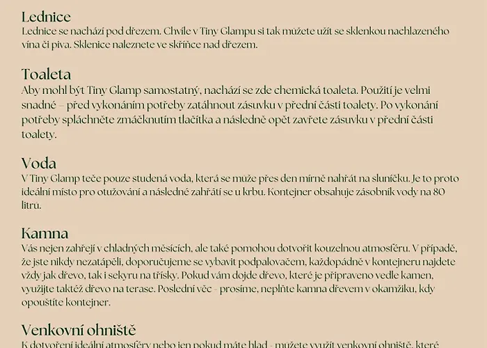 Tiny Glamp - Kontejner Pod Pradedem Rudna pod Pradedem